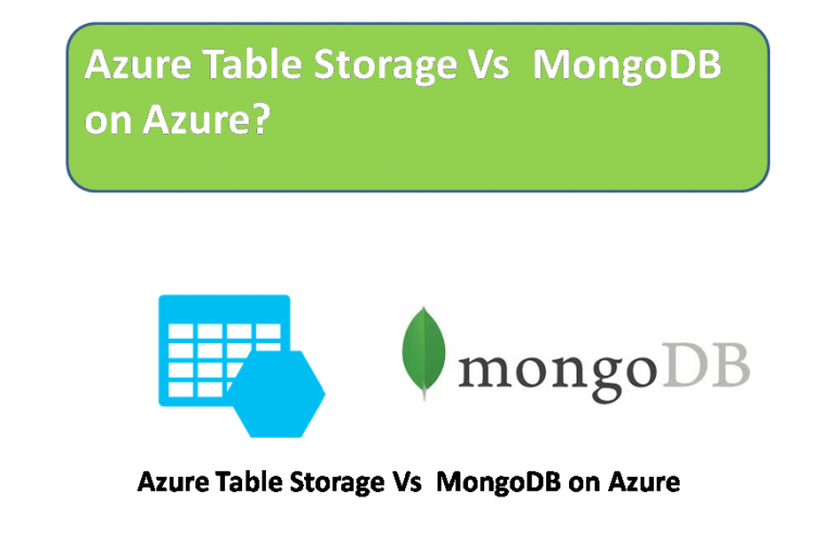 Azure Table Storage Vs MongoDB on Azure
