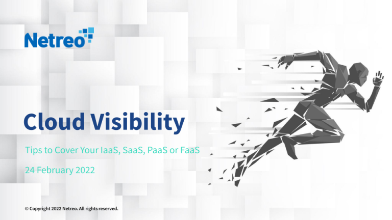Webinar - Cloud Visibility: Tips to Cover Your "aaS"