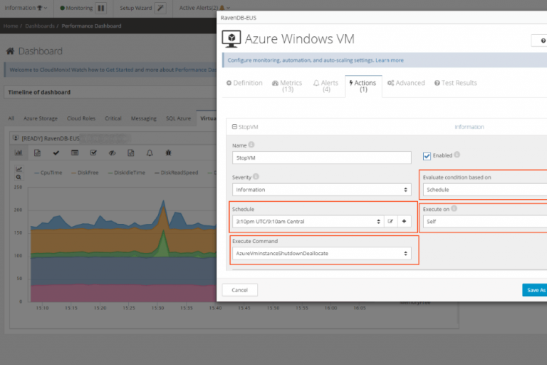Azure VM Schedule Shutdown
