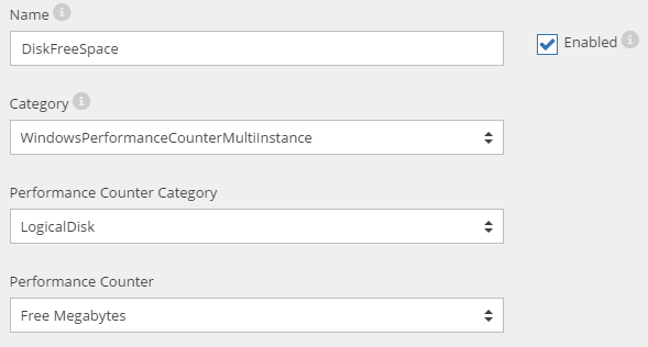 Azure Free Space Metric