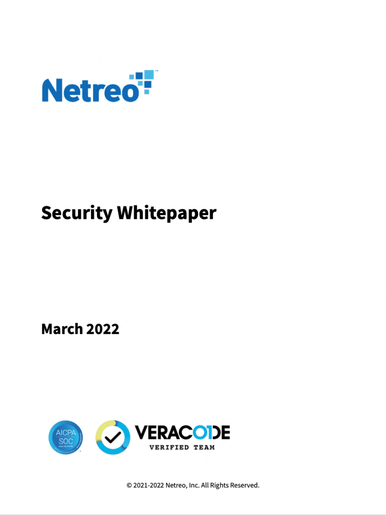 Netreo Security White Papaer Cover - March 2022