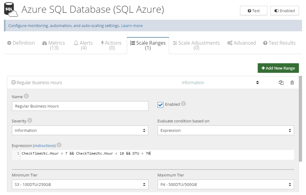 SQL Azure auto-scaling