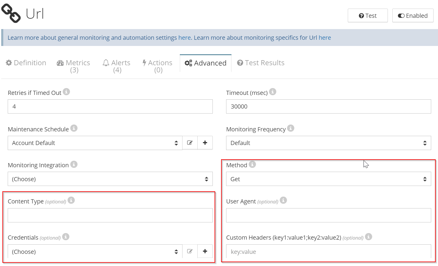 How to monitor any URL using Netreo